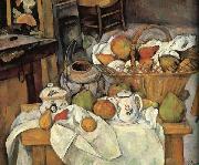 Paul Cezanne La Table de cuisine painting